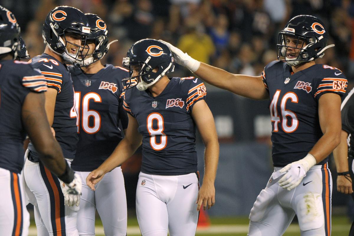 Mixed results for Bears kickers in preseason opener