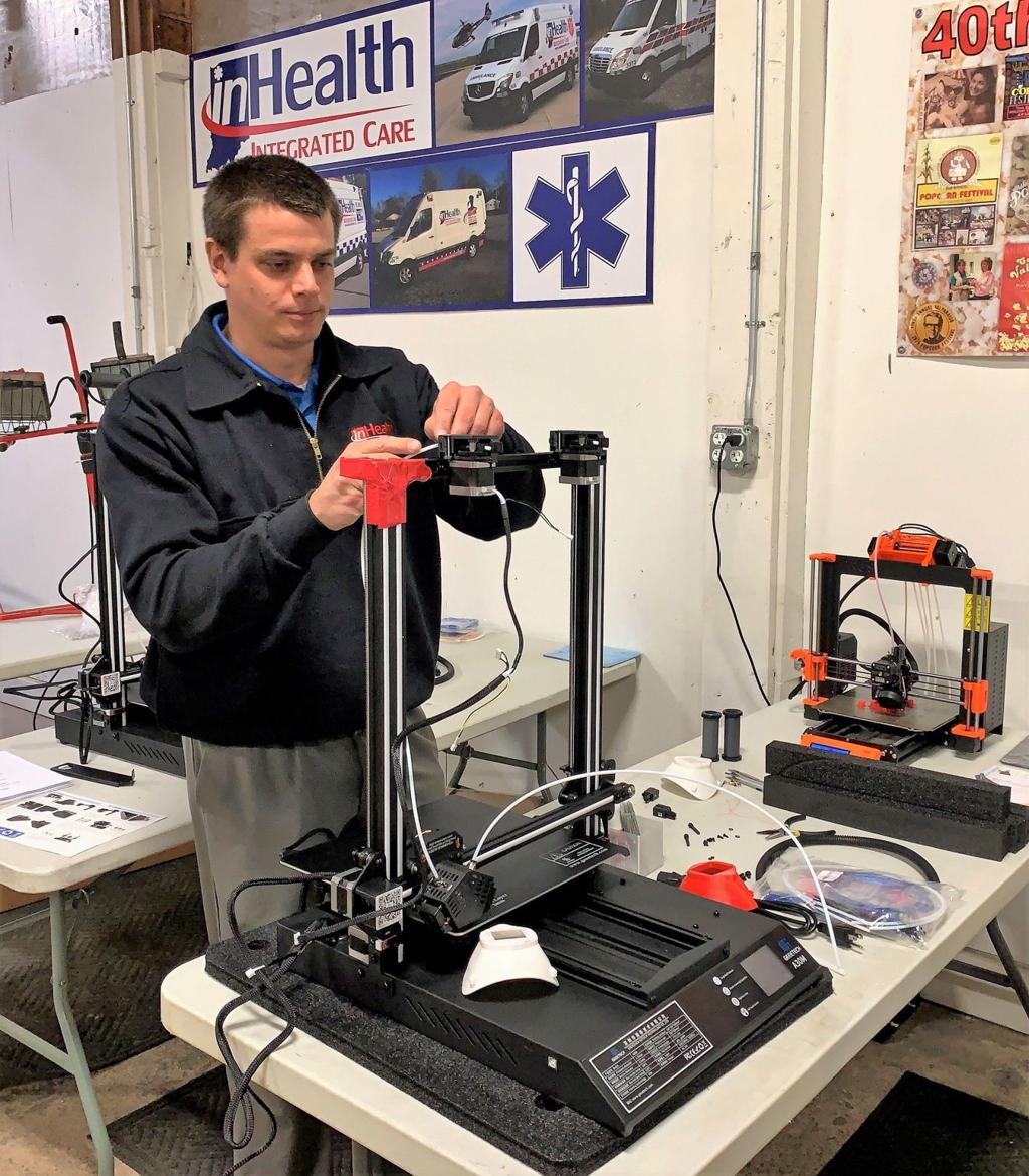 3d Printers Being Used To Make Masks For Health Care Workers