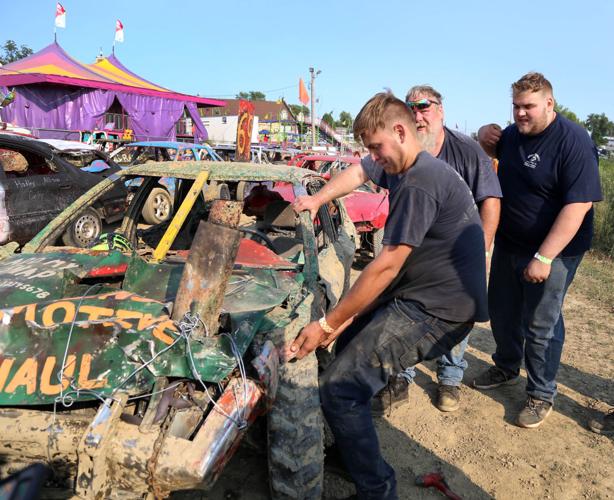 Demolition derby ends Lake County Fair with a smash