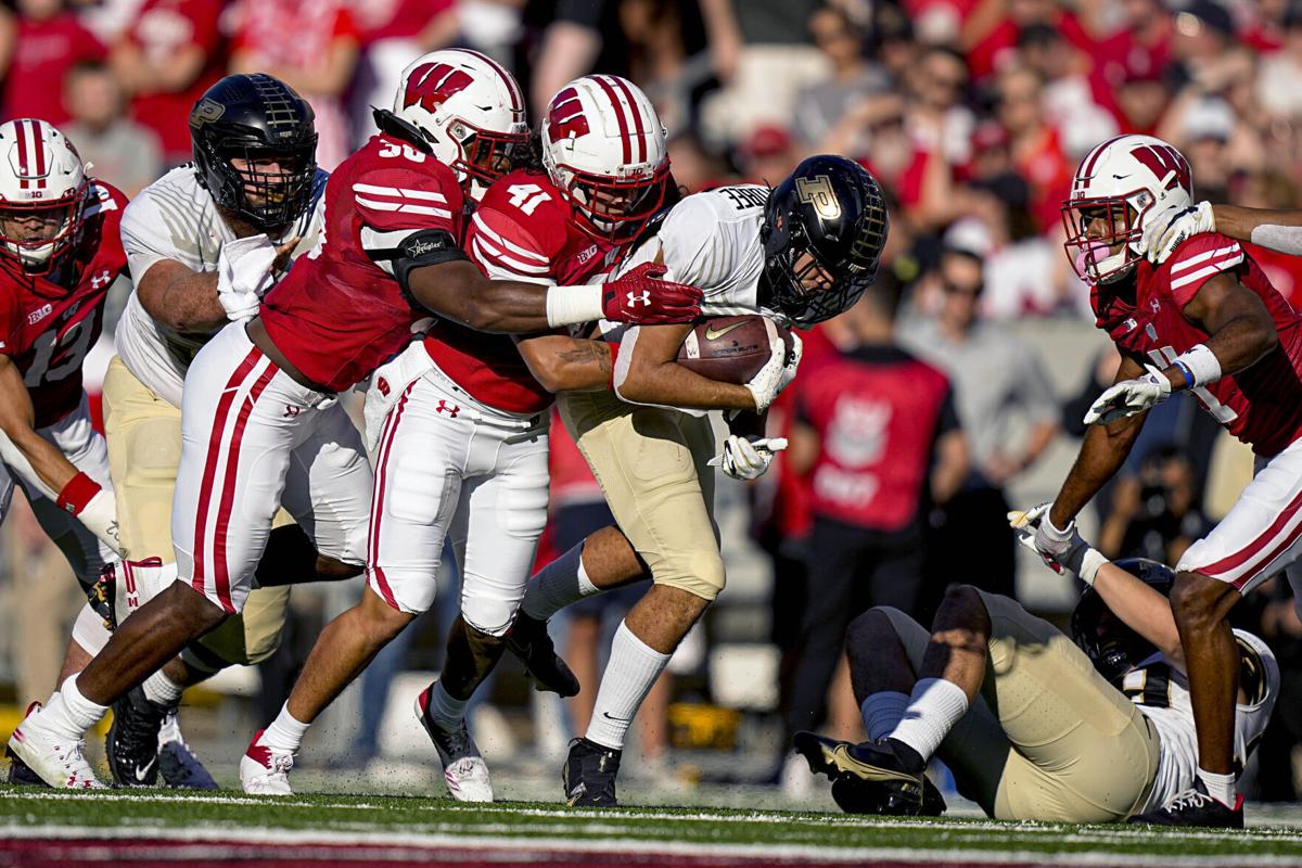 Wisconsin builds big lead, holds off Purdue