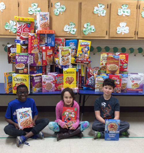 Montessori Children's Schoolhouse students helping their community
