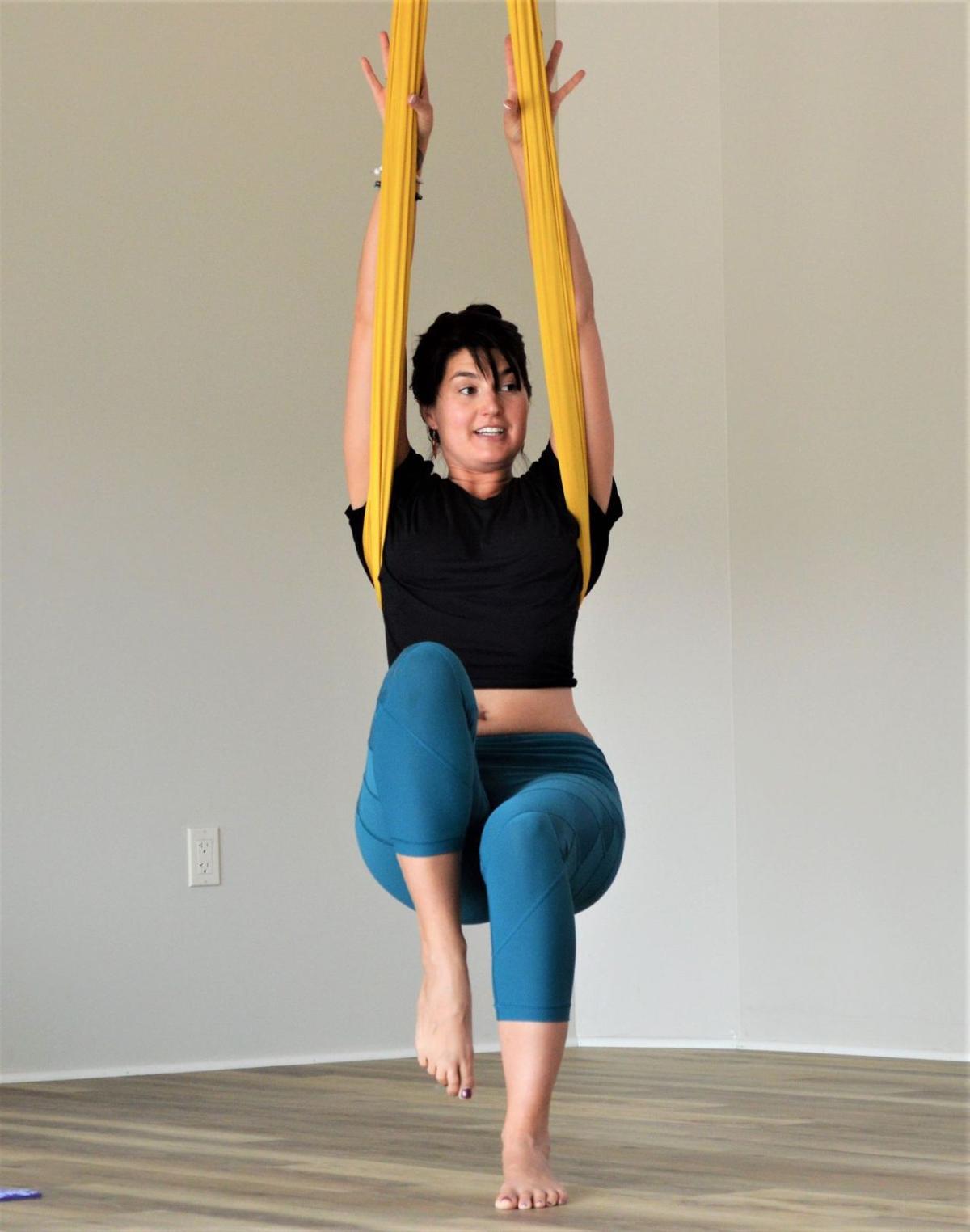 Get Carried Away With Aerial Yoga In Valpo Get Healthy Nwitimes Com