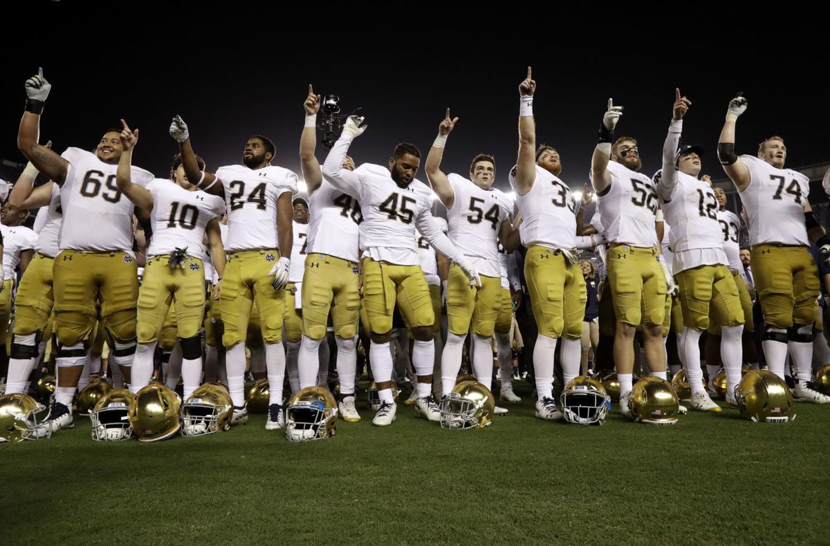 Alabama Clemson Lsu Notre Dame Top 1st Cfp Rankings Notre