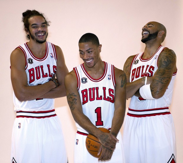 NBA - Joakim Noah & Derrick Rose, Chicago Bulls NBA Photo Store
