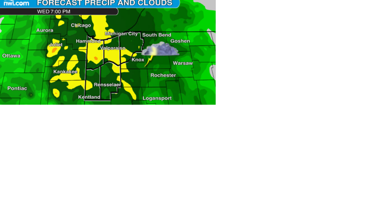 Watch now: Increasing rain chance throughout the day in NWI, big warm up for Thursday - Vimarsana News