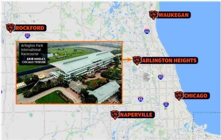 Chicago Bears discuss potential move to Naperville: Arlingon