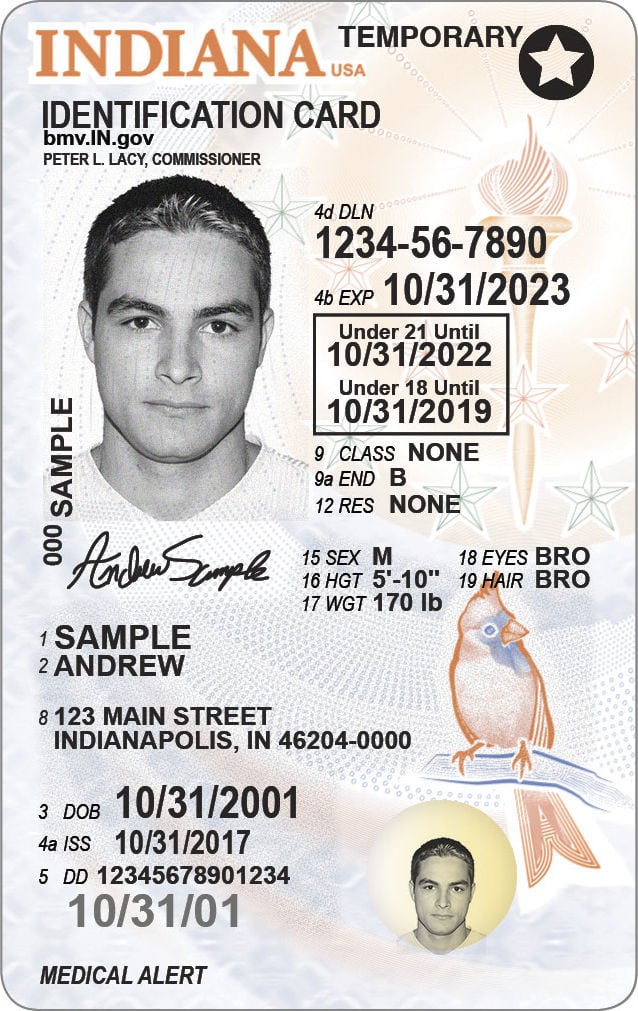 free indiana drivers license template torrent