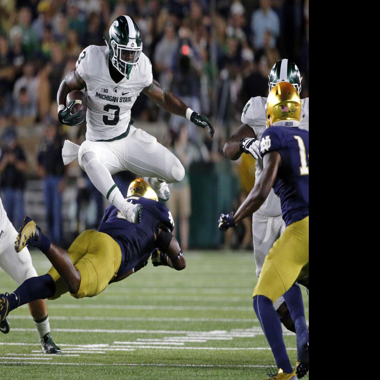 Michigan State Hangs On For Win Over Notre Dame Notre Dame