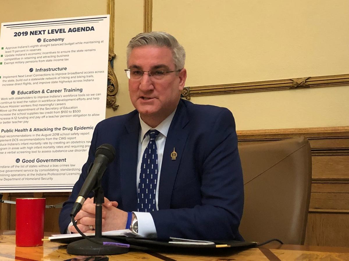 Holcomb admits using marijuana in college, still opposes legalization in Indiana