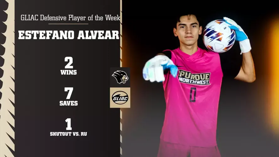 Estefano Alvear notches GLIAC Mens Soccer Defensive Player of the Week accolades