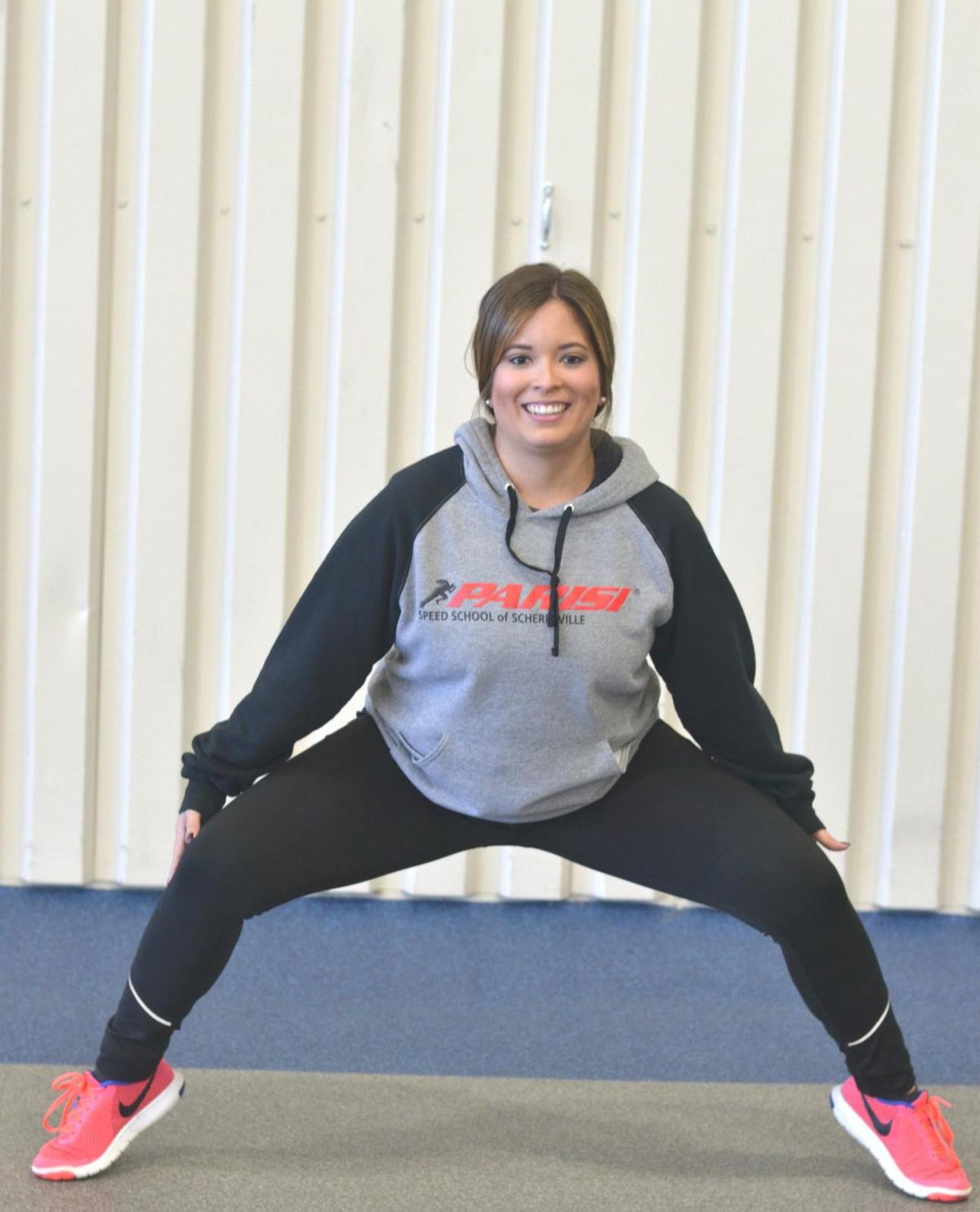 THIS WEEK'S EXERCISE Plié squat with calf raise Fitness