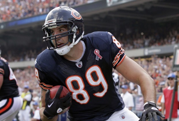 Bears' Spaeth keeps it in the family with first TD catch