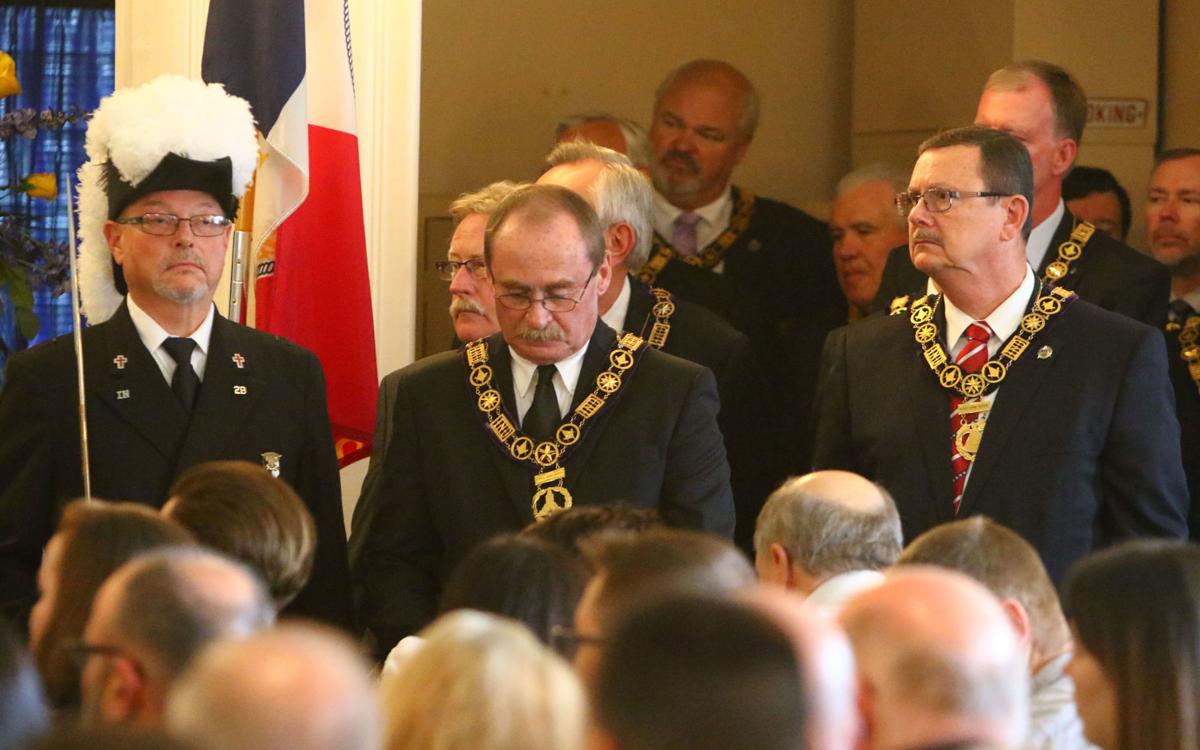 Crowds gather to remember attorney T. Edward Page in Masonic memorial