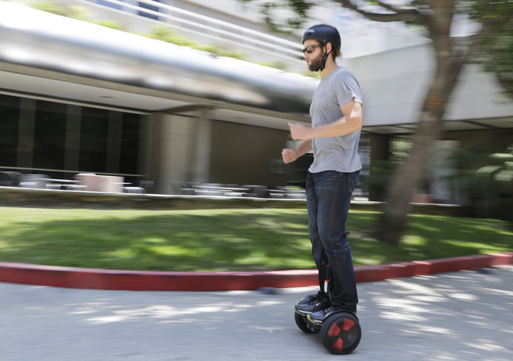 A hoverboard that online cost $1