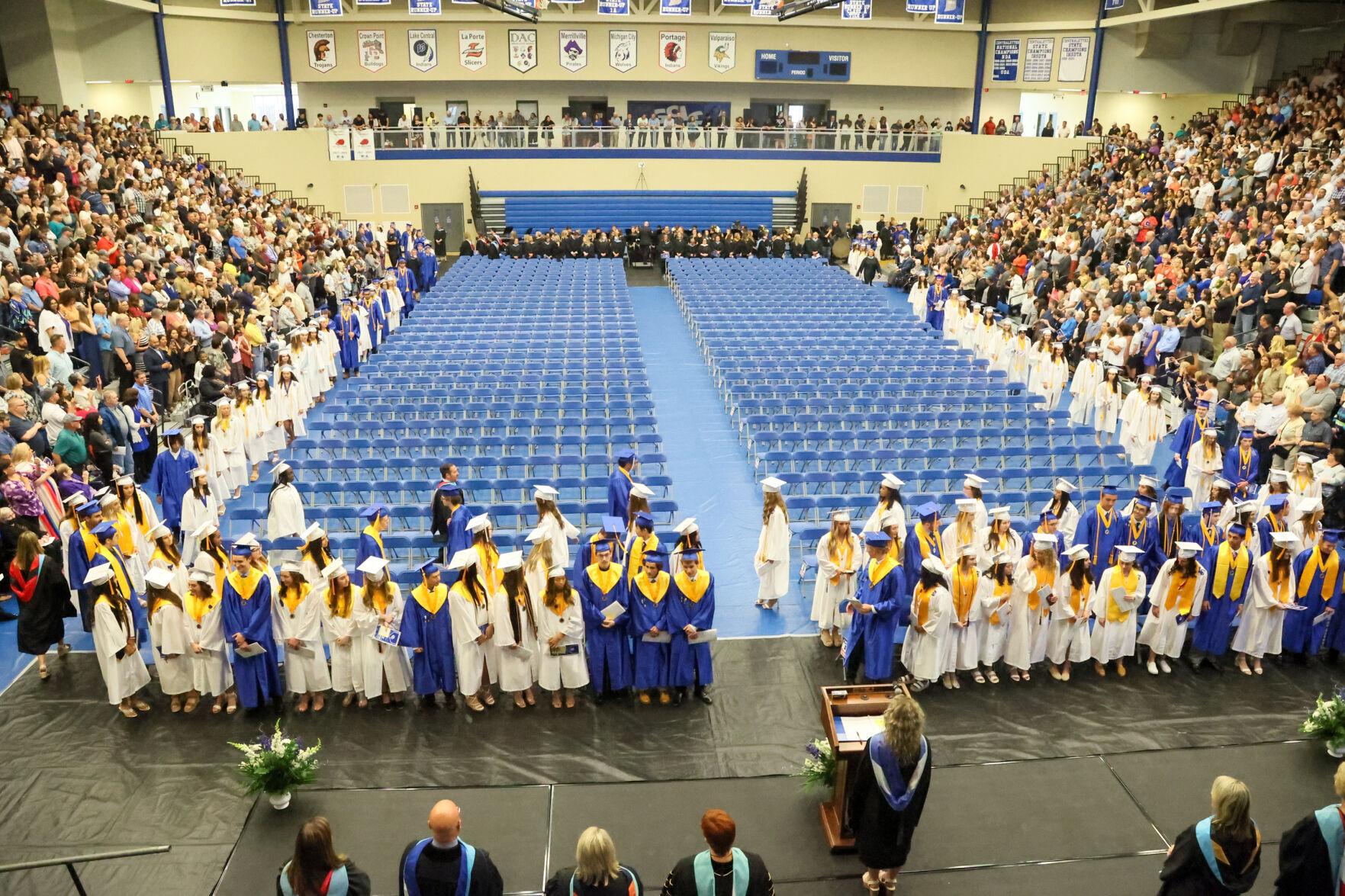 Lake Central High School graduates told to never stop constructing