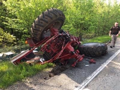 Tractor crash