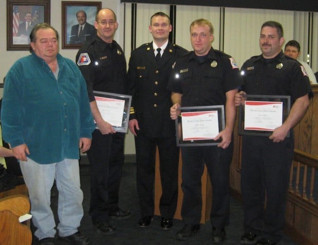 Firefighters lauded for saving life