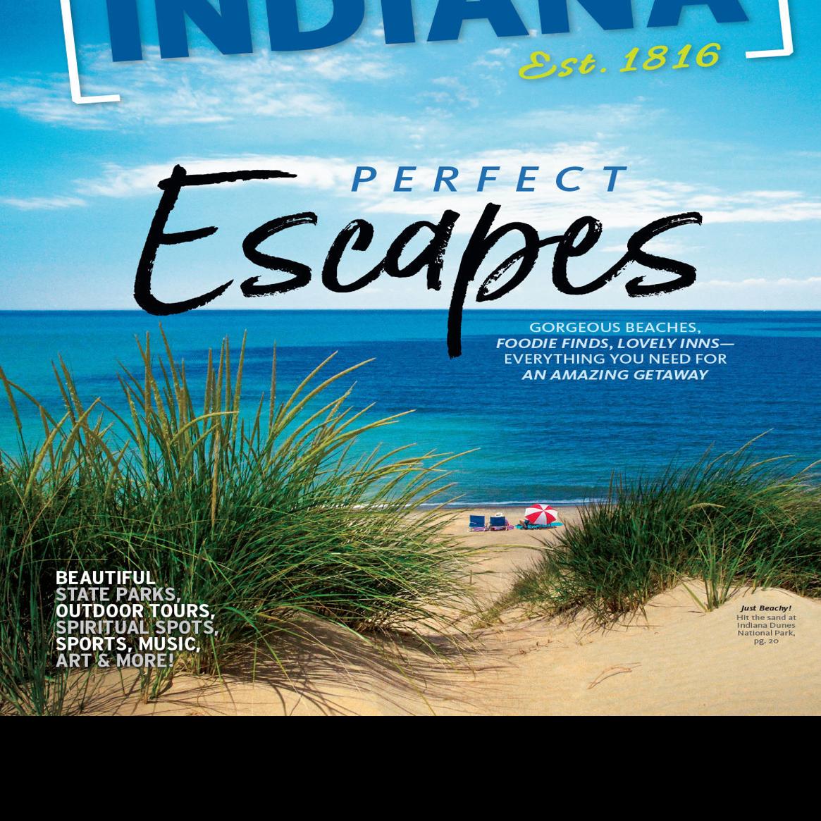 Wallpaper Indiana Dunes National Park Featured On Cover Of 2020 State Travel For Free