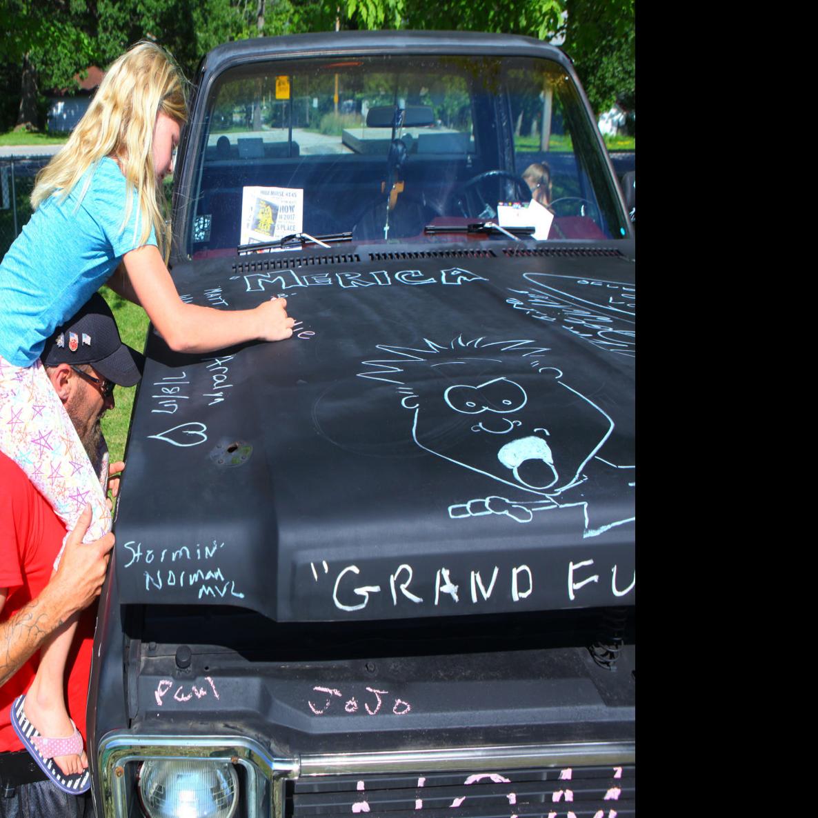 Hebron Man Gets Creative With His Chalk Truck Leisure