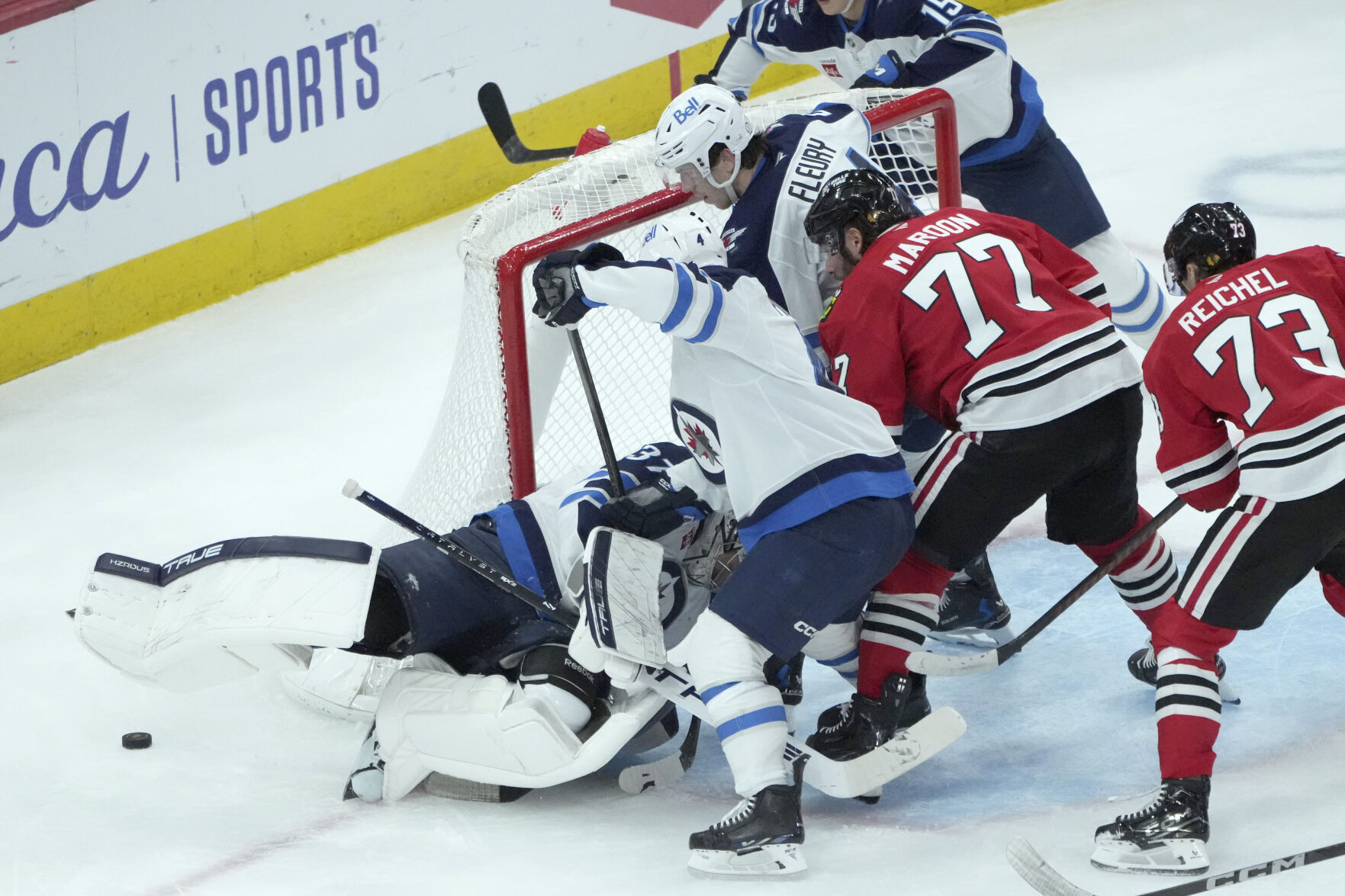 Jets Beat The Blackhawks In Anders Sorensen's First Game