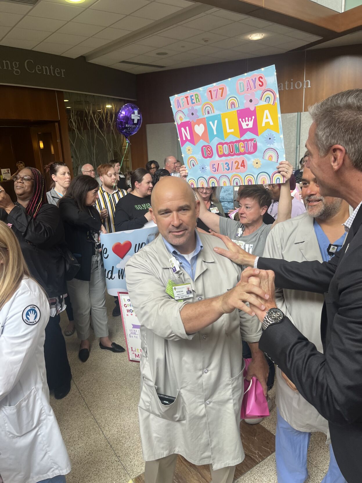 6 months after a 1.1 pound start, 'miracle baby' leaves Silver Cross to make mark on world