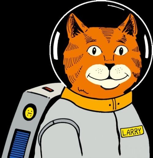 A Space Tail Local Planetarium Presents Larry Cat In Space