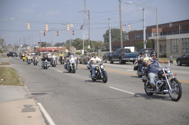 Patriot Guard Riders escort soldier to Hammond