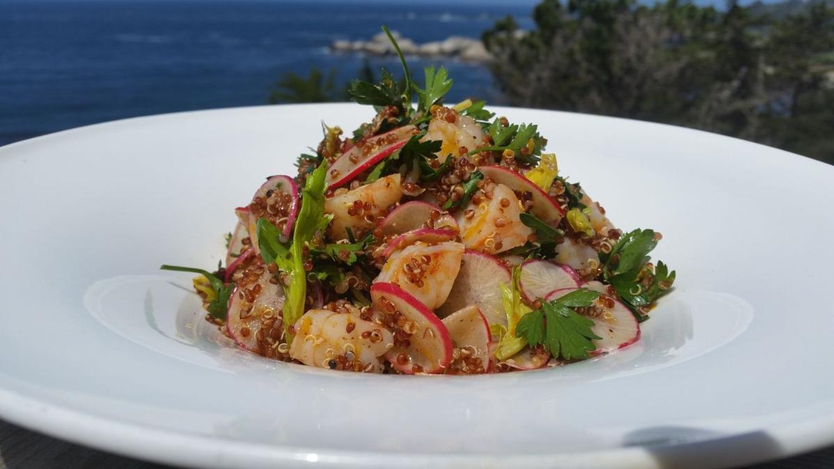 Smoky Quinoa and Rock Shrimp Salad