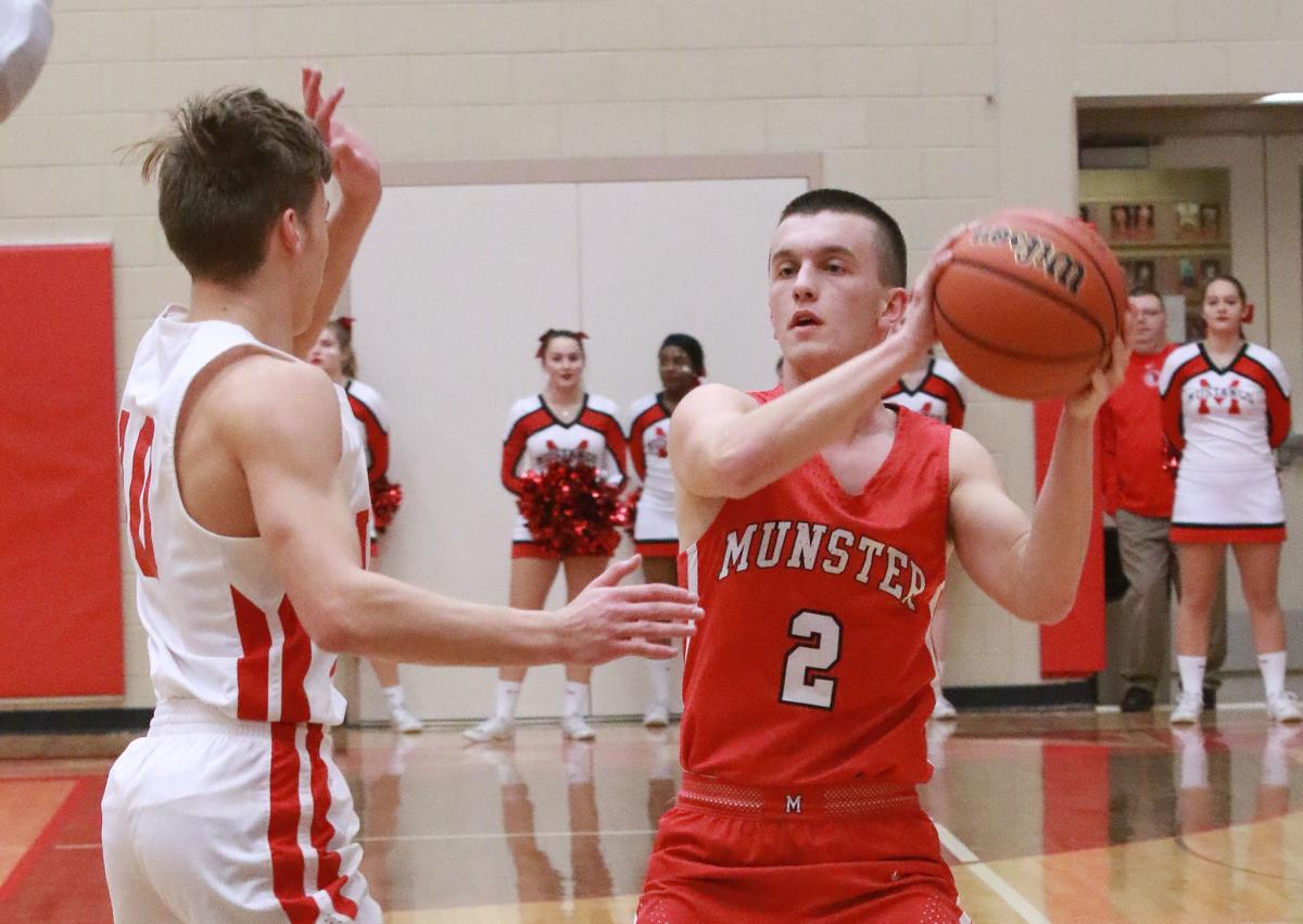 Boys Basketball Zabrecky On The Ball To Secure Munster Victory Nwi Preps Boys Basketball Nwitimes Com