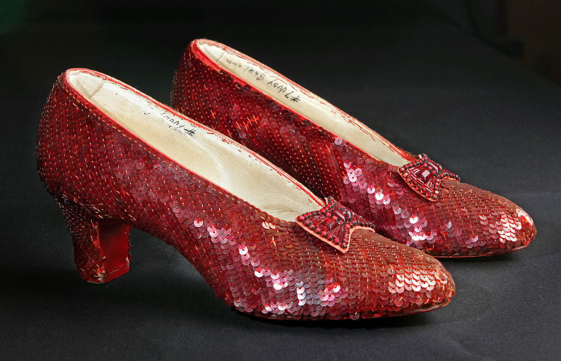 a pair of Harry Ruby Slippers