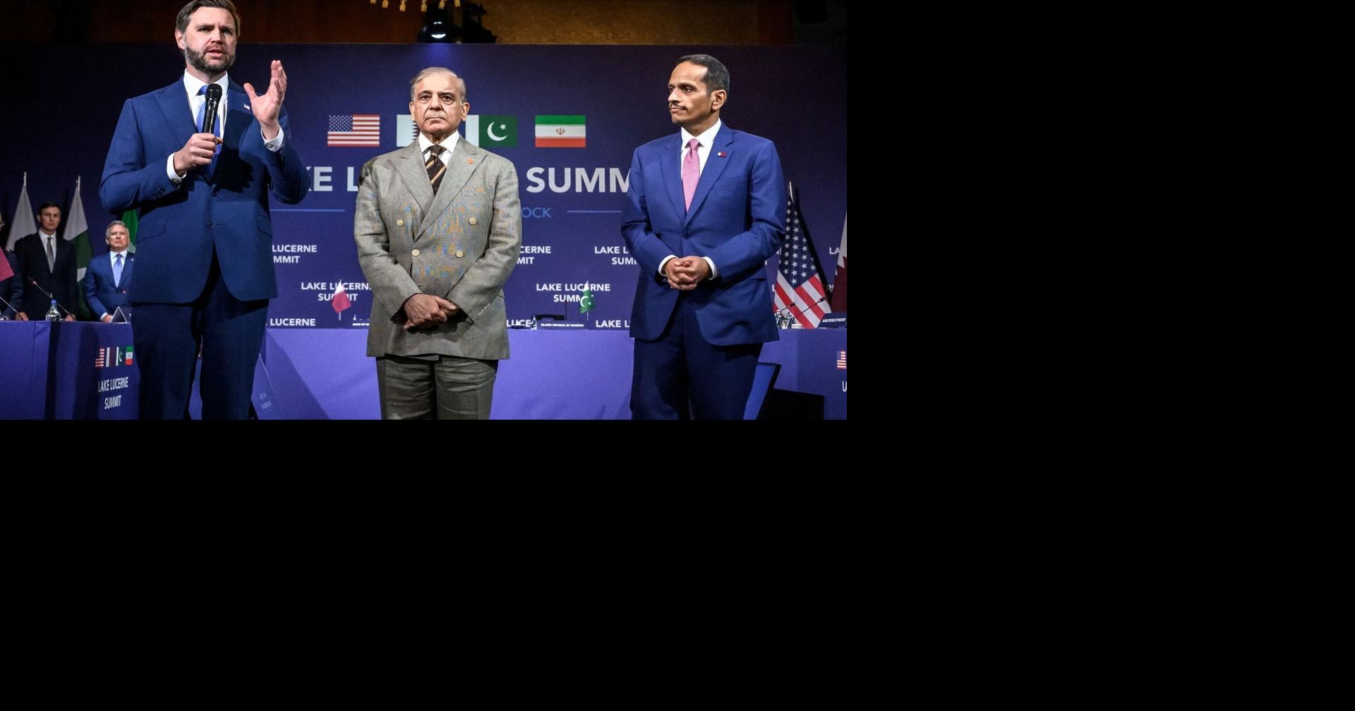 Trump threatens Iran with fresh strikes as Vance attends talks in Swi...