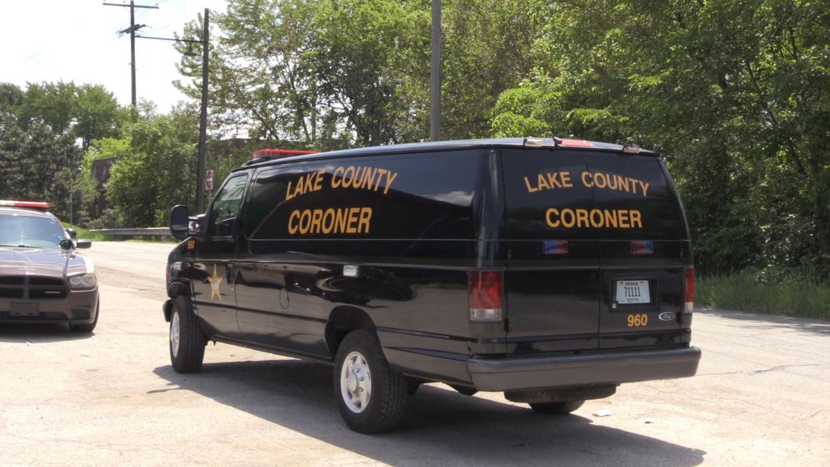 Lake County coroner van stock
