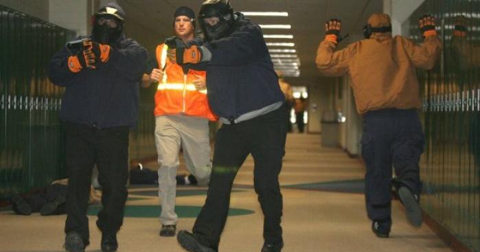 Hostage situations staged; training real