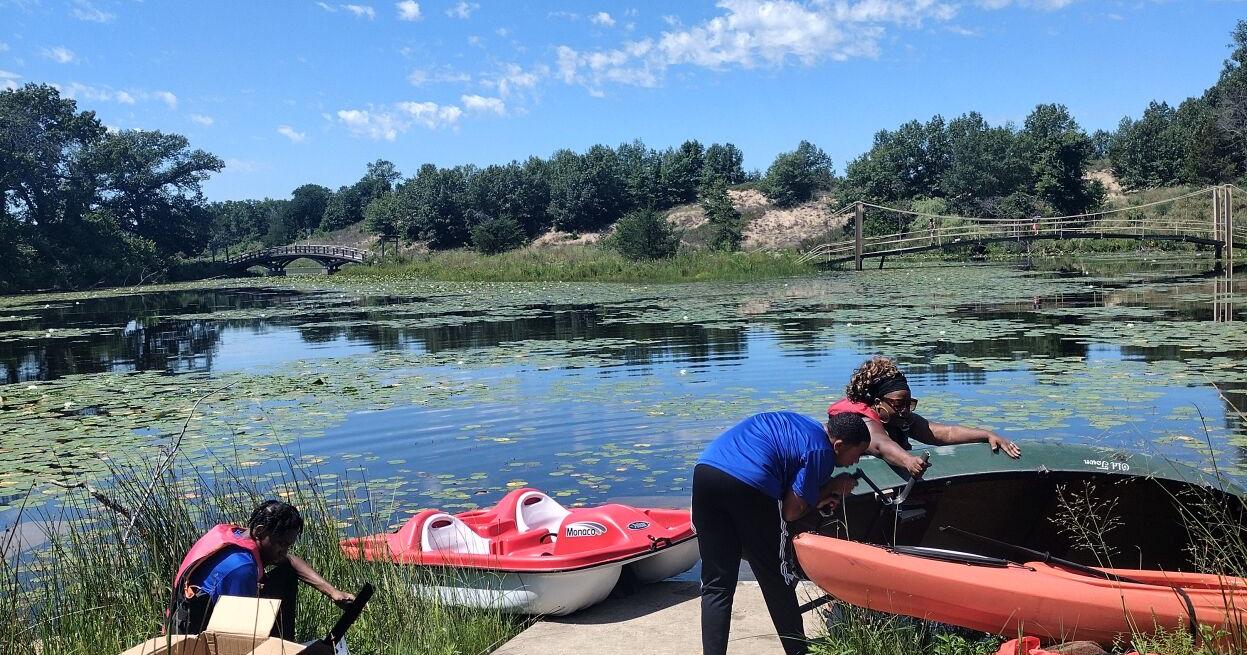 Business renting kayaks, canoes and pedal boats on Marquette Park Lagoon - Vimarsana News