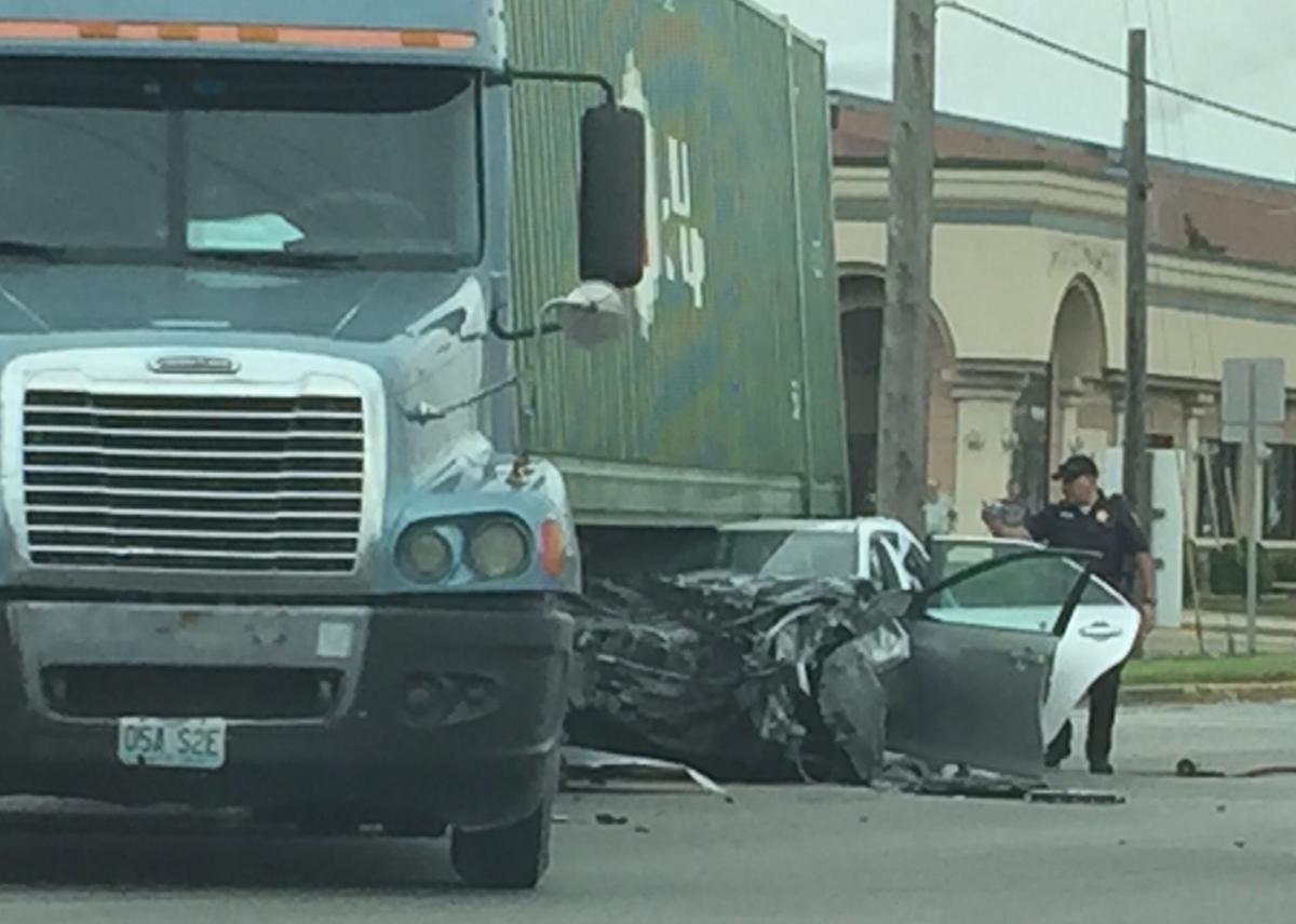 Driver hospitalized following crash in Hammond Lake County News