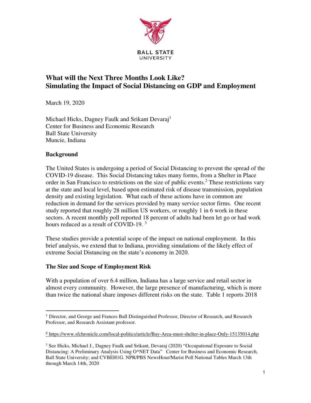 Ball State Study Says Healthcare Monopoly Is A Problem
