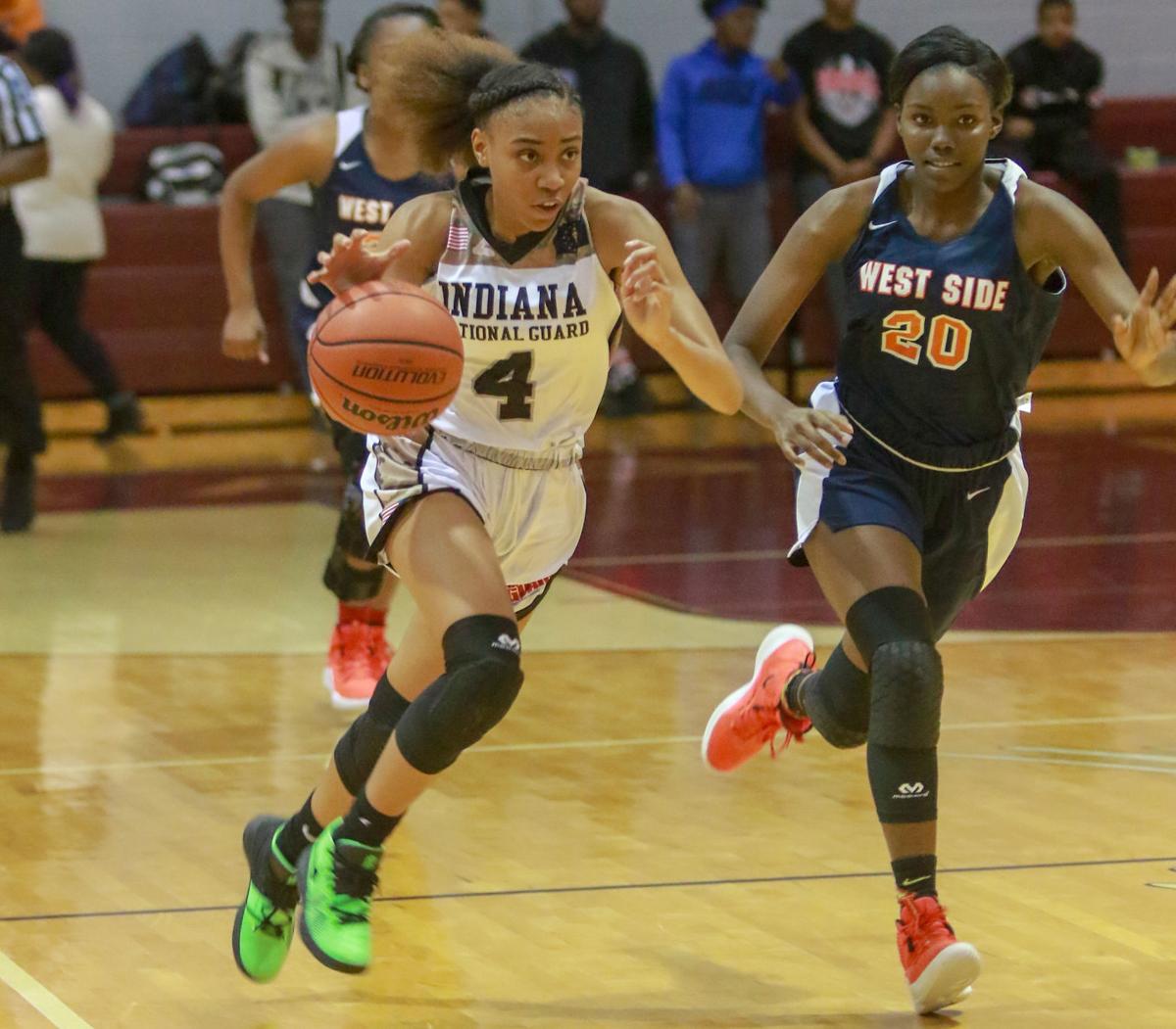 Girls Basketball West Side Runs By Bowman Academy In Shanee