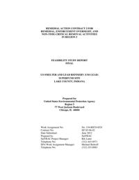 2012 EPA feasibility study for USS Lead