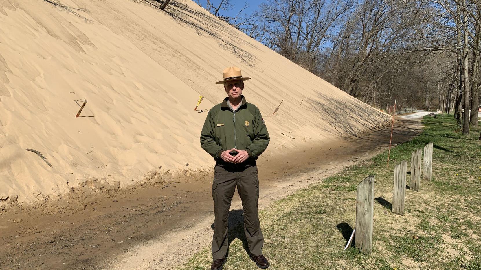 Mounty Baldy swallowing parking lot's exit road - Vimarsana News