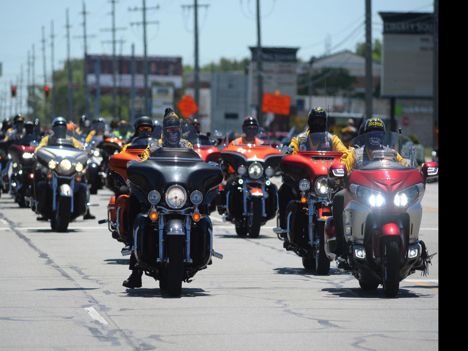 WATCH NOW: Soldiers bikers Broadway for unity, justice Latest Headlines | nwitimes.com