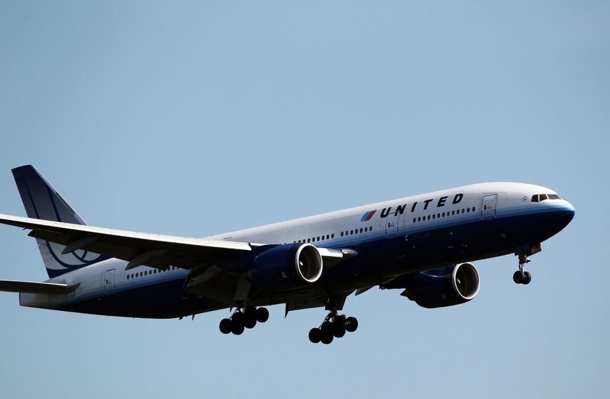 A United Airlines plane comes in for a landing at O'Hare International Airport in 2010 in Chicago.