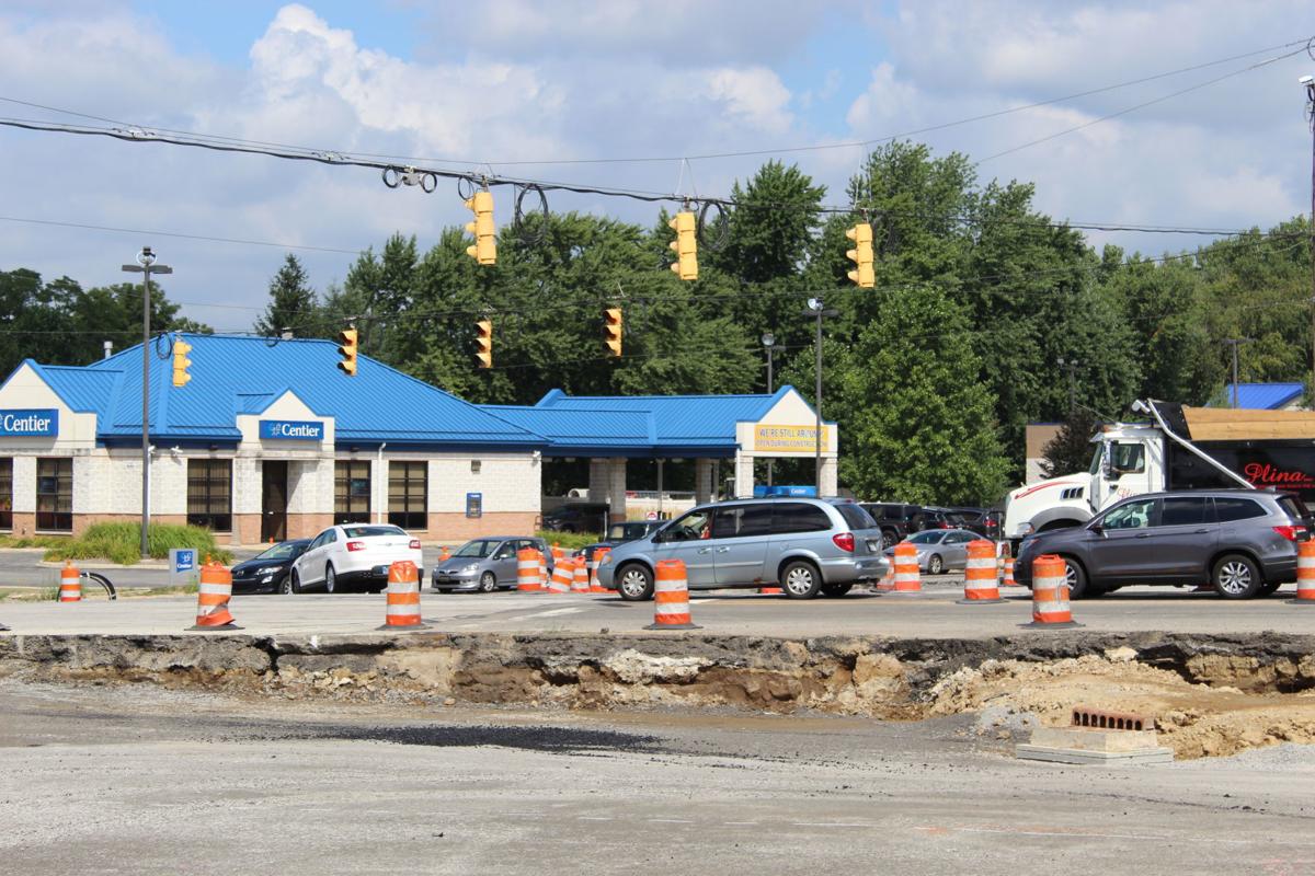 Roundabout construction continues