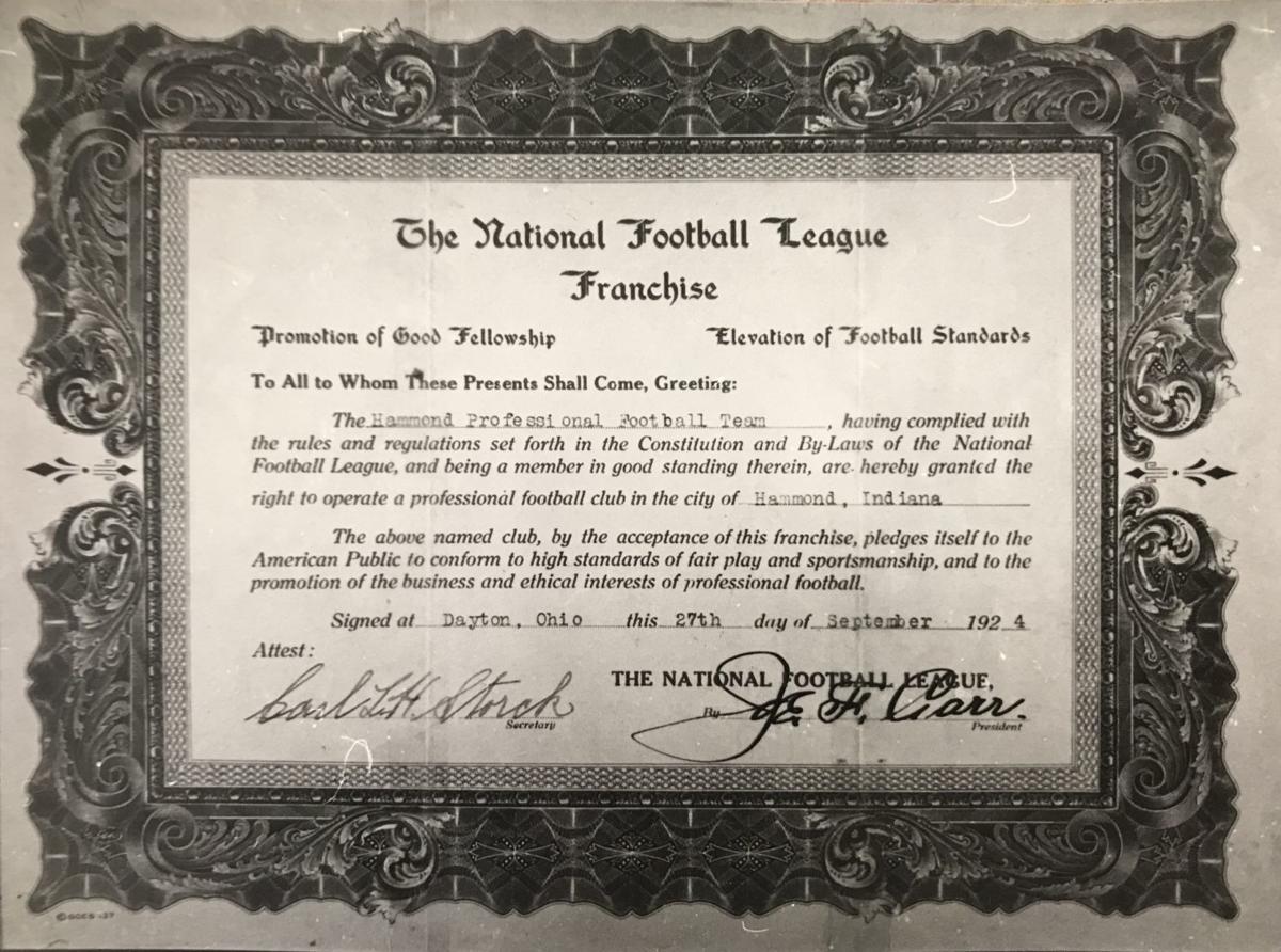 Hammond Played Key Role In Early Nfl History National Football