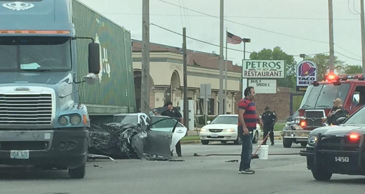 Driver hospitalized following crash in Hammond Lake County News