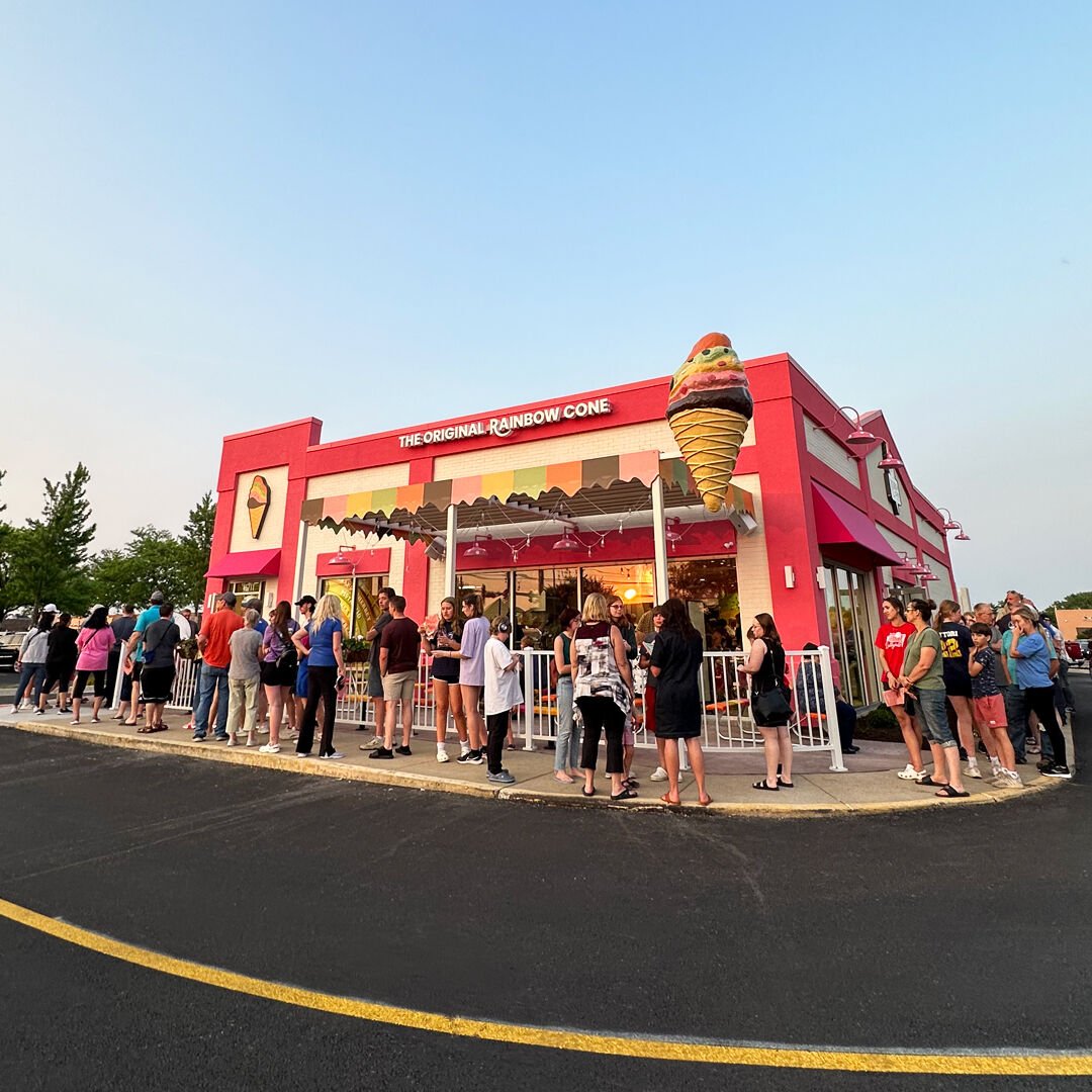 The Original Rainbow Cone Ice Cream Shop coming to Dyer, Flossmoor and New  Buffalo