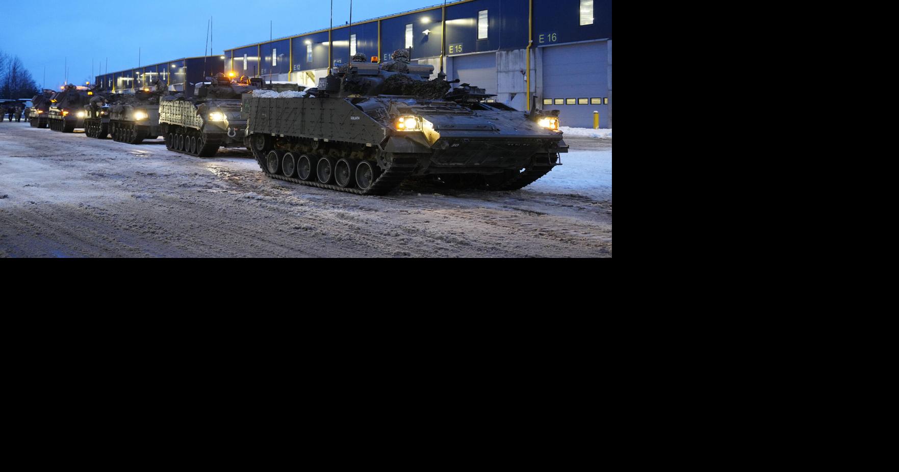 From tents to tanks; a big year in Ukraine for NATO allies