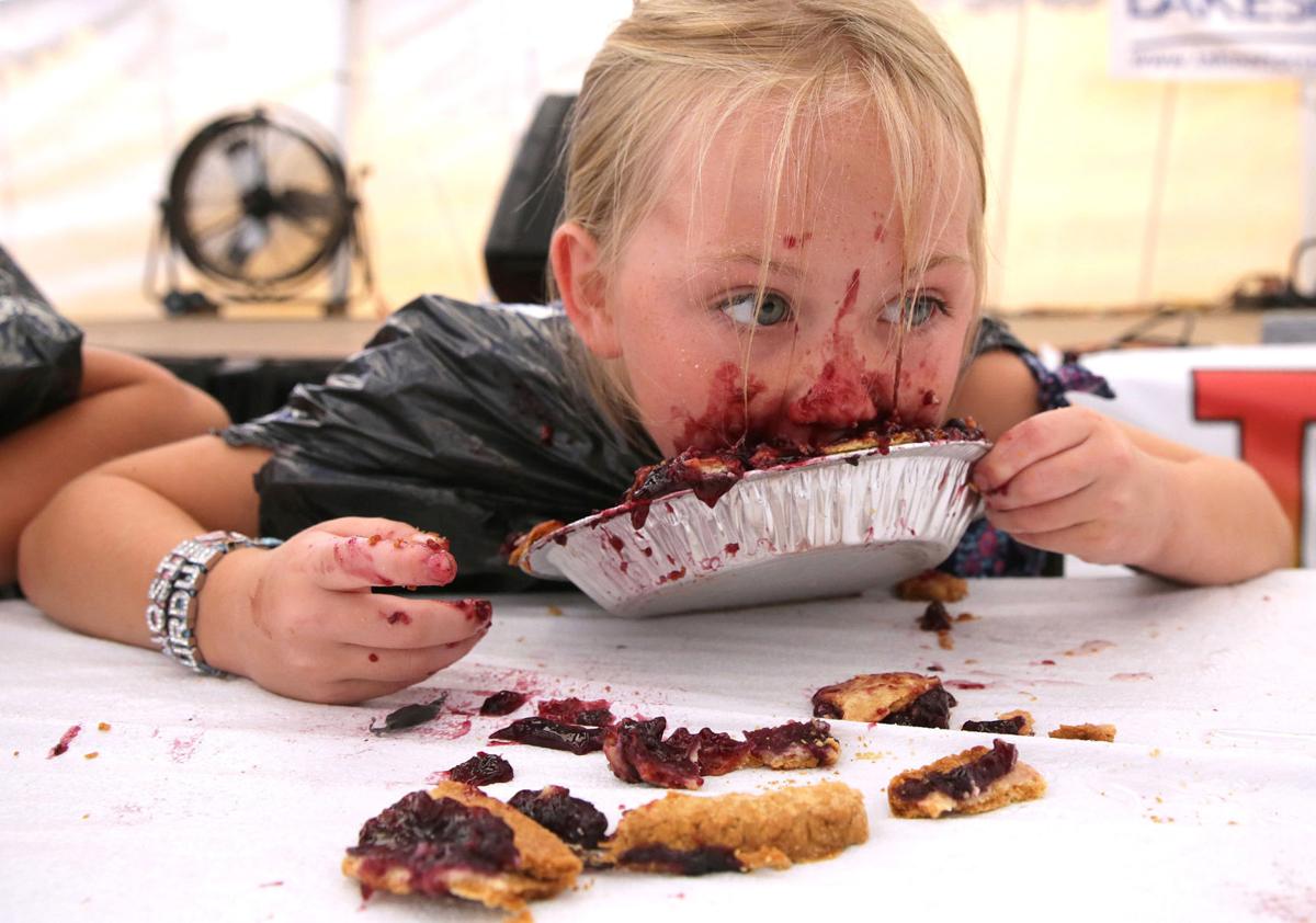 Lake County Fair pie eating contest