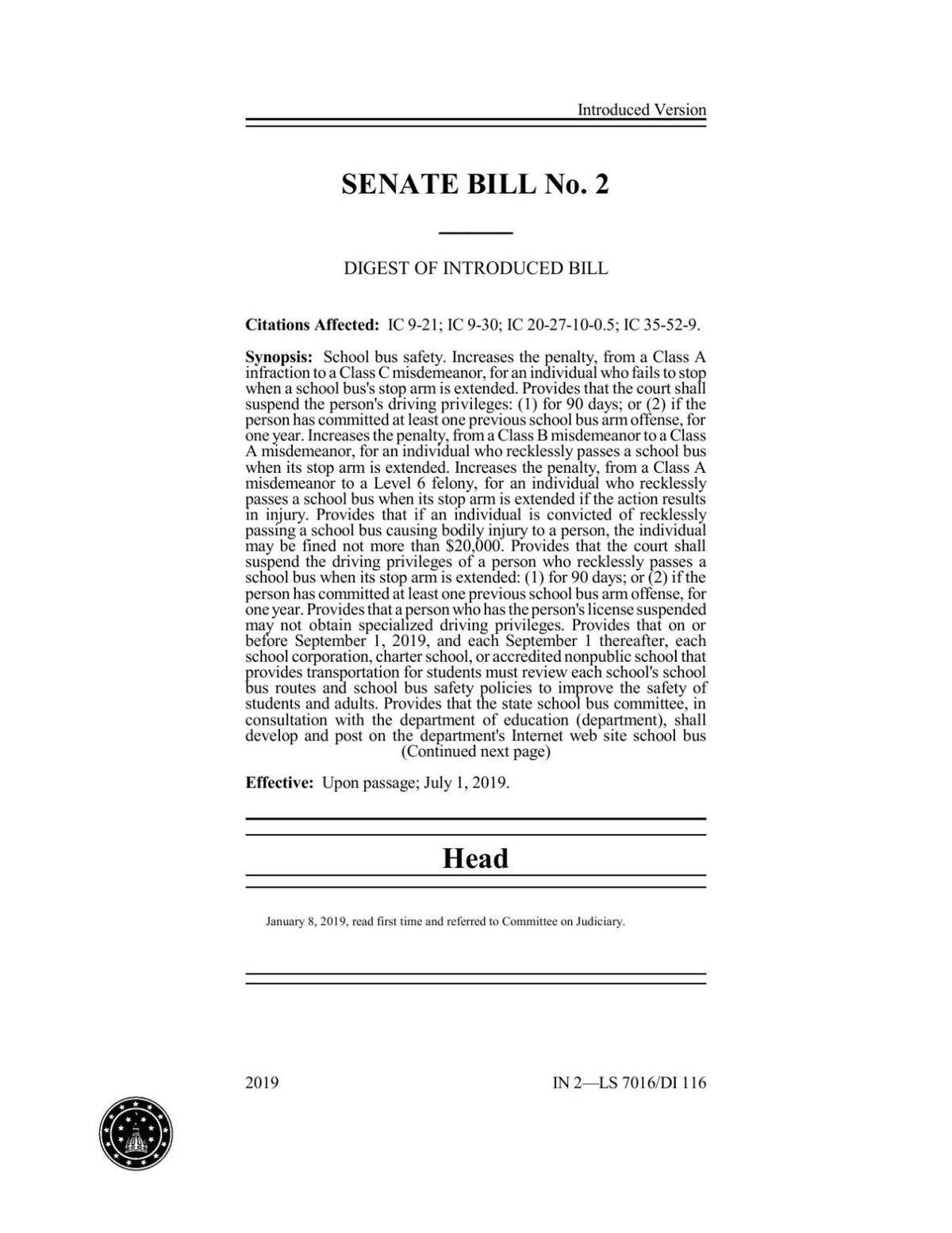 Senate Bill 2