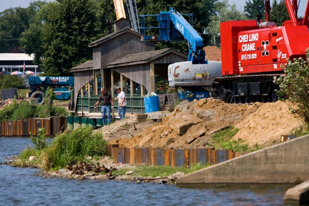 Work on Hobart dam moves forward, Nov. completion targeted