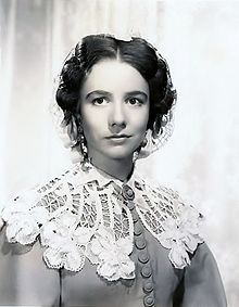 Actress Alicia Rhett in "Gone With the Wind"